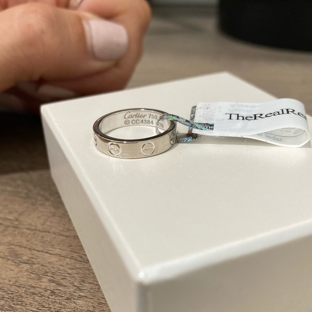 CARTIER LOVE Ring 18k white gold